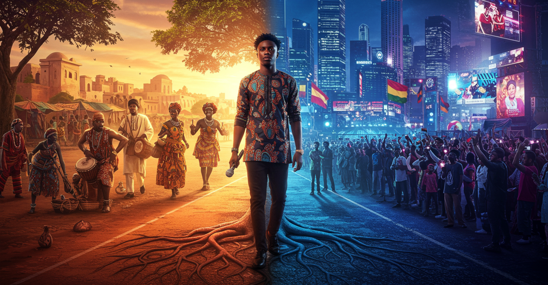 An artist going global, but still rooted in his African culture